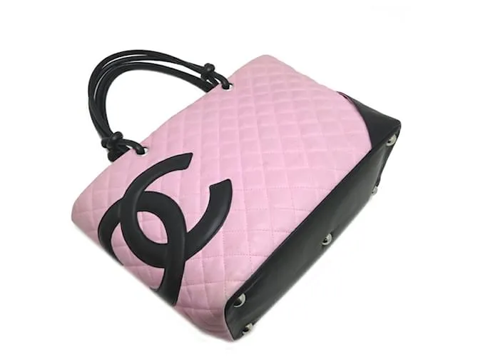chanel-cambon-pink-leather thumbnail 3