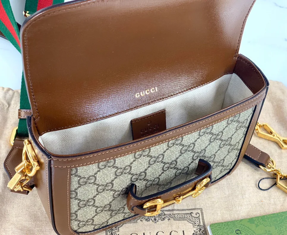 gucci-1955-horsebit-shoulder-bag-mini thumbnail 7