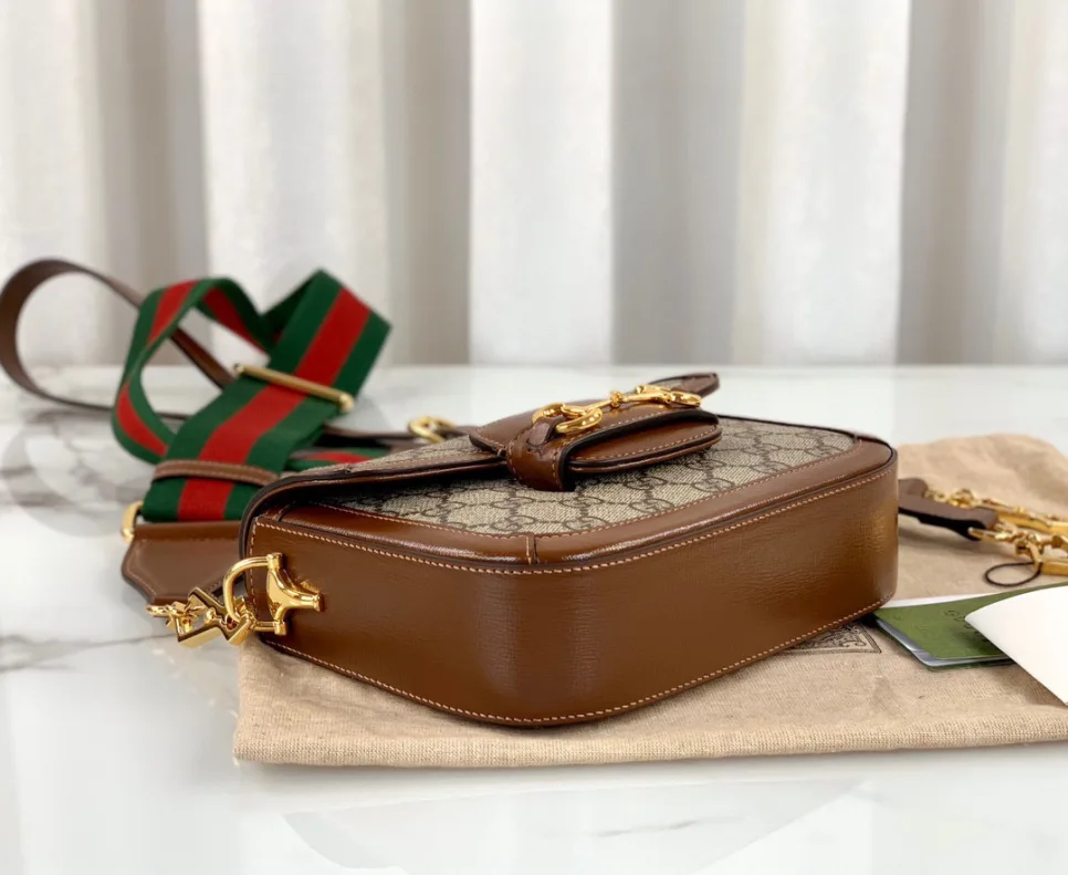 gucci-1955-horsebit-shoulder-bag-mini thumbnail 9
