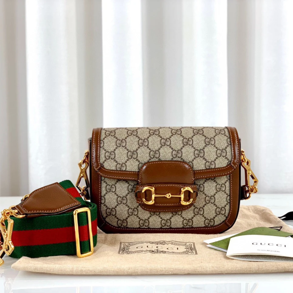 gucci-1955-horsebit-shoulder-bag-mini thumbnail 3