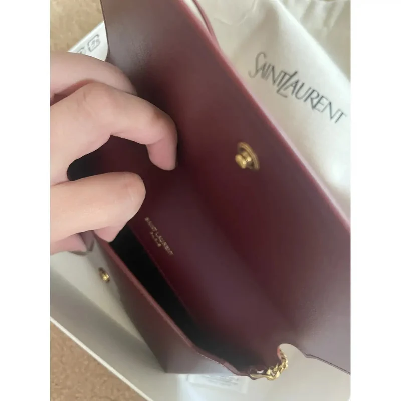 saint-laurent-kate-small-shoulder-bag-in-patent-leather thumbnail 8