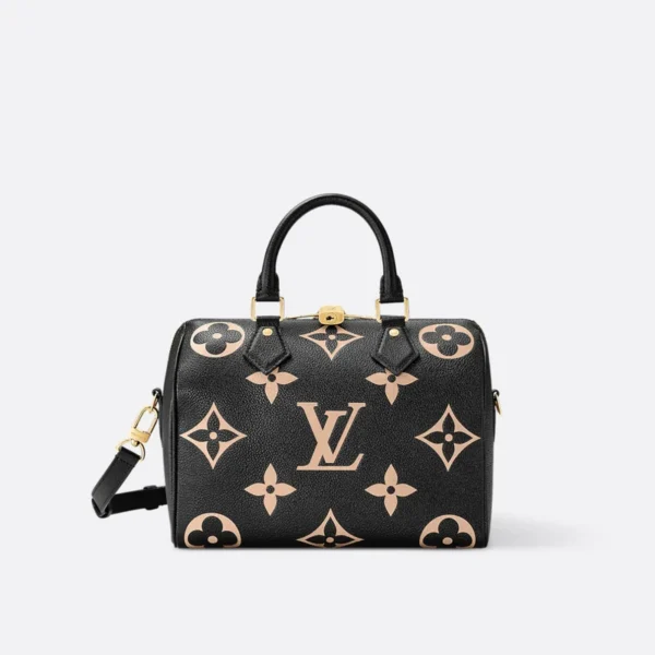 Louis Vuitton Speedy Bandoulière 25 Empreinte Bag Black – Exclusive